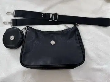 BASIC COTTON 베이직 코튼 나일론 호보 숄더 BAG
