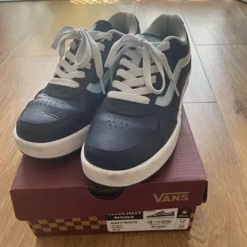 VANS 젤리 리지다 네이비/화이트 5
