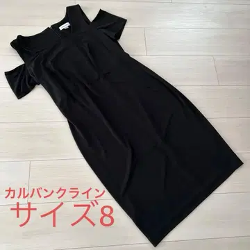 Calvin Klein L 사이즈 소매가 멋진 원피스