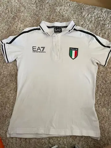 EA7 엠포리오 아르마니 피케 셔츠 반팔 화이트