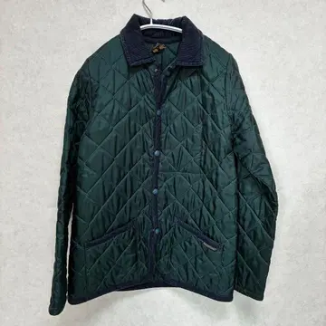 LAVENHAM 다크 그린 퀼팅 자켓