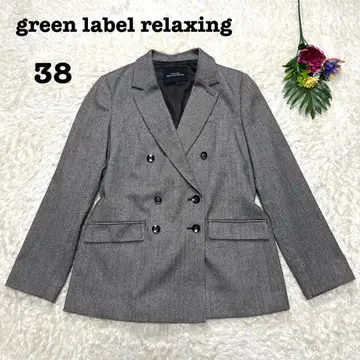 그린 라벨 릴랙싱 더블 자켓 테일러드 헤링본 M