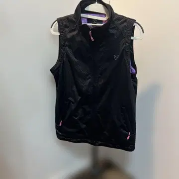 블랙 체크 무늬 여성용 베스트