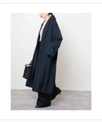 JOURNAL STANDARD L'ESSAGE 롱 코트 네이비