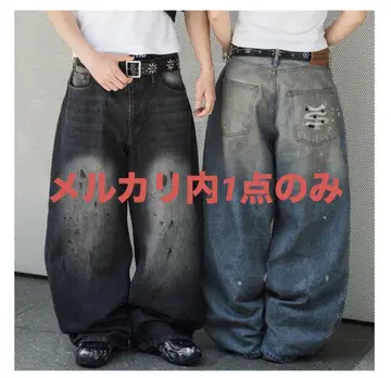 완판 더츠라이프 that's life 데님 블랙 L 사이즈