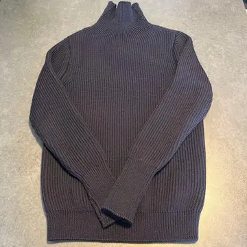 ANDERSEN-ANDERSEN 다크 네이비 터틀넥 스웨터