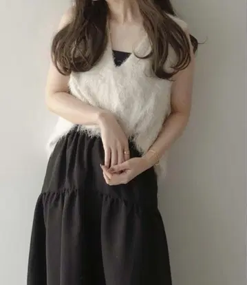 alumu 프린지 베스트 fringe vest 시착만 한 상품