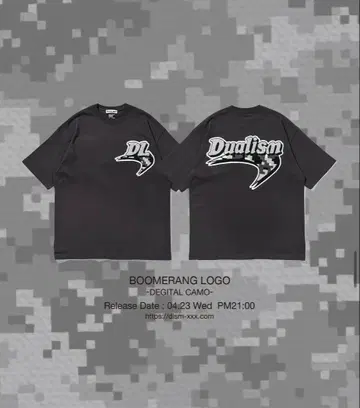 DUALISM BOOMERANG LOGO DEGITAL CAMO TEE