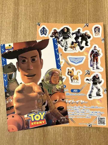 123 토이 스토리 엽서 토이스토리 스티커