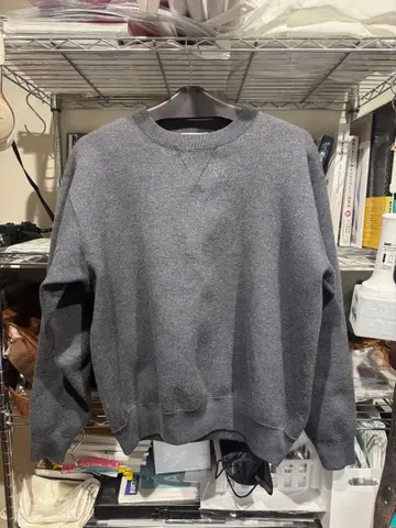 가격 인하 가능 UNITED ARROWS 그레이 크루넥 스웨터