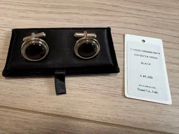 블랙 라운드형 커프스