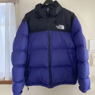 THE NORTH FACE 다운 자켓 블랙/블루 눕시