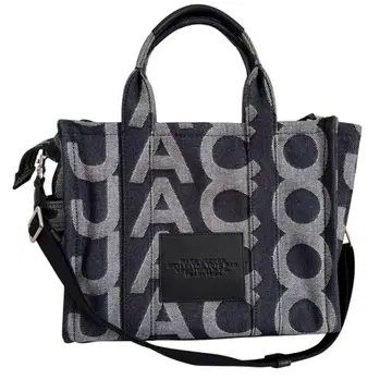 마크제이콥스 MARCJACOBS 데님 모노그램 토트백