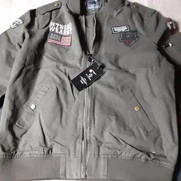 HNTIAU 밀리터리 자켓 3XL 올리브 그린
