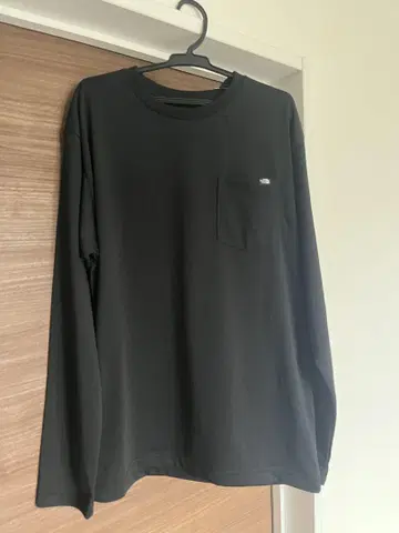 미사용 더 노스페이스 블랙 롱티 M