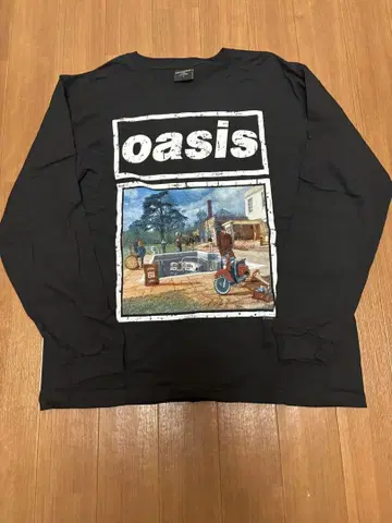 oasis 긴팔 티셔츠 / L 사이즈