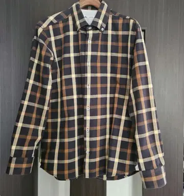 MEN'S MELROSE/ 긴팔 체크 셔츠 사이즈 5