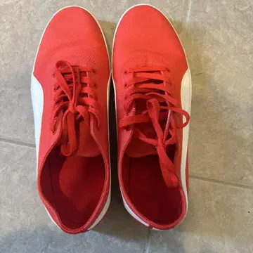 PUMA 레드 스니커즈