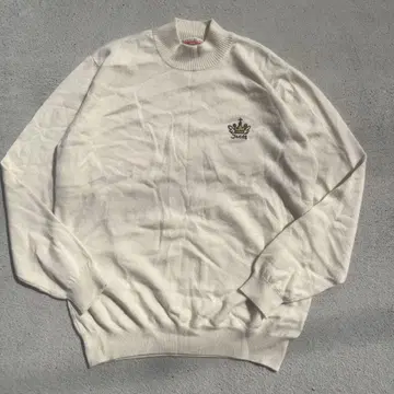 까스텔바작 캐시미어 100% 니트 스웨터 XL 자수