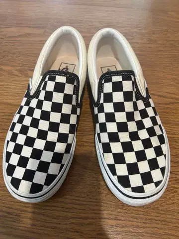VANS 체커 슬립온