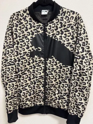 PUMA 레오파드 무늬 집업 자켓