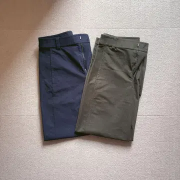 [UNIQLO] 저지 배럴 레그 팬츠 2장 세트