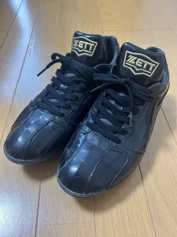 ZETT 그랜드 히어로 블랙 27.0cm 포인트 스파이크 슈즈
