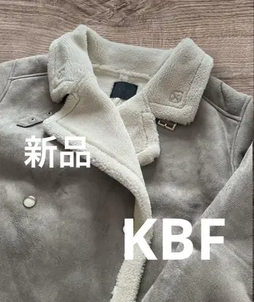 KBF 무스탕풍 더블 브레스트 자켓