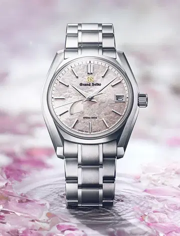 미사용! 그랜드세이코 하나이카다 SBGA443 GRANDSEIKO 티타늄