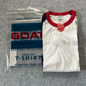 WALLAWALLA SPORT 미사용품 택 포함 베이스볼 트리콜로 TEE