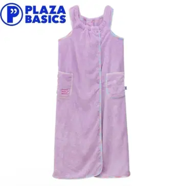 PLAZA BASICS 퍼플 목욕 가운 FREE 사이즈