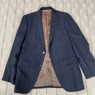 새상품급 THE SUIT COMPANY 네이비 체크 비즈니스 정장