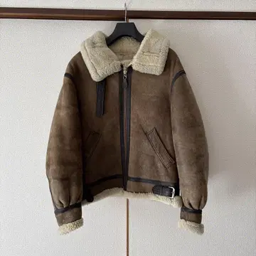 AVIREX B-3 플라이트 자켓 리얼 무스탕 양가죽 38 L-XL
