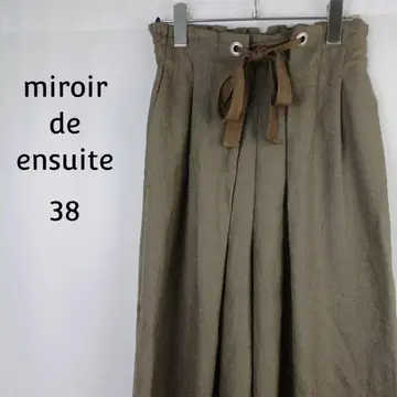 miroir de ensuite 와이드 팬츠 38 카키 일본제