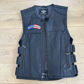 Harley-Davidson 가죽 베스트 S 사이즈