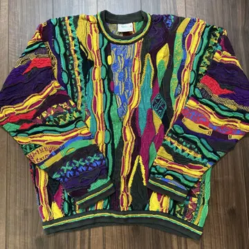 [배색 발군] COOGI 입체 3D 니트 구하기 어려움