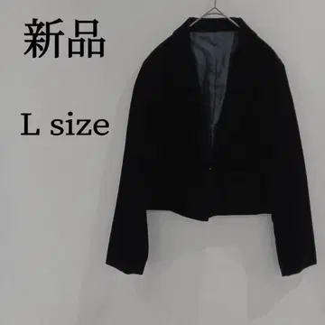 새상품 여성용 자켓 테일러드 자켓 벨벳 숏 기장 L