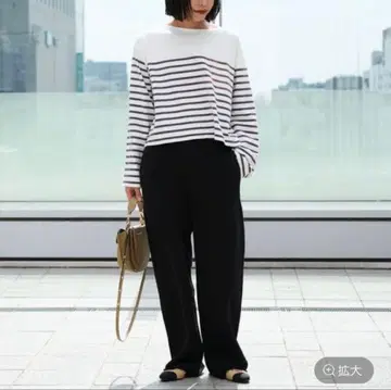 brill 속기모 스웨트 팬츠 블랙