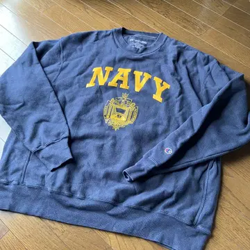 00s Champion 리버스 위브 NAVY 사관학교 XL 사이즈