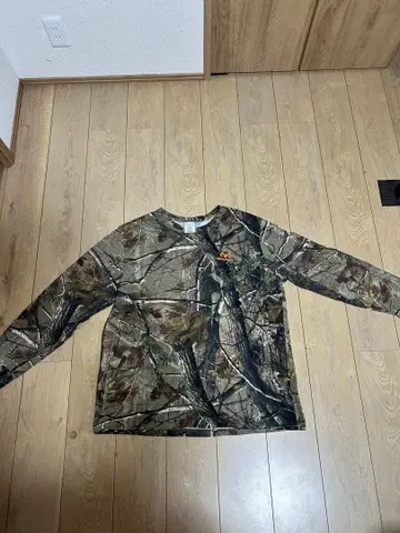 REALTREE 카모 패턴 긴팔 티셔츠