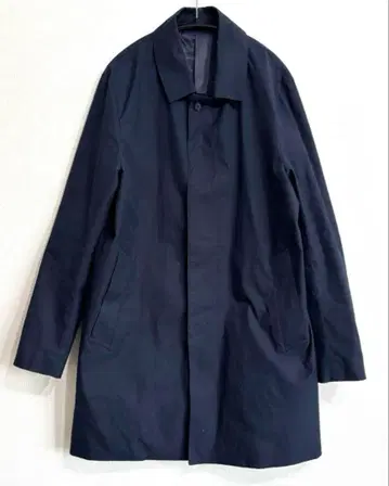 EDIFICE 에디피스 스텐카라 코트 네이비 얇은 소재