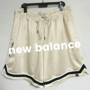 새상품급 newbalance 메쉬 하프 팬츠 크림 리치폴 XL