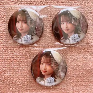 오오쿠마 와카나 캔뱃지 2개