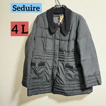 새상품급 Seduire 다운 코트 빅 사이즈 클리닝 완료 여성용