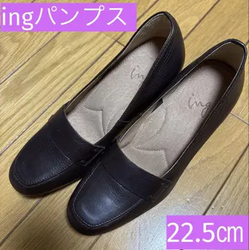 다크 브라운 가죽 로퍼 약 5cm 힐