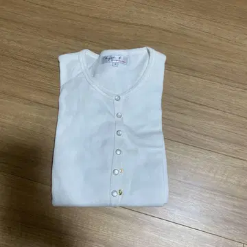 agnis b. 코튼 긴팔 가디건 아이보리
