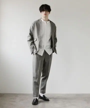 ASTRONOMY 아스트로노미 남성용 자켓 그레이 셋업