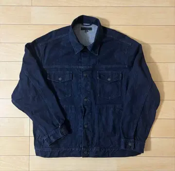 UNIQLO 다크 블루 데님 자켓 XXL
