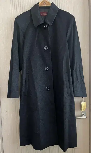 새상품 Mitsukoshi 상하이 미츠코시 다크 그레이 체스터 코트