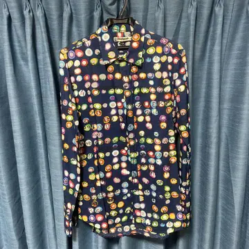 Desigual 컬러풀 도트 무늬 긴팔 셔츠 M